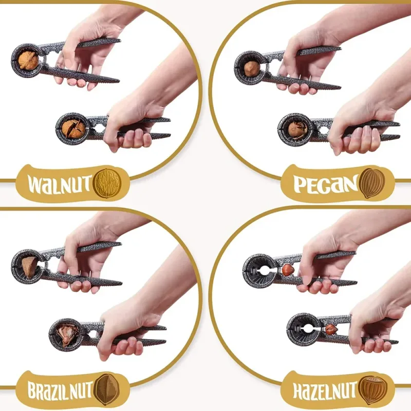 Ferramenta abridora de alicate de noz para biscoito de noz-pecã com alça antiderrapante — image 5