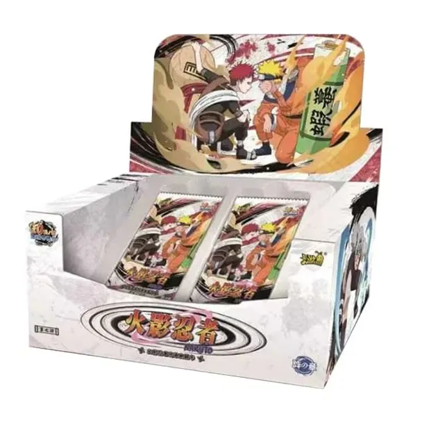 Genuíno naruto cartão coleção completa série coleção cartão luta capítulo pro capítulo brinquedo das crianças jogo cartão presente