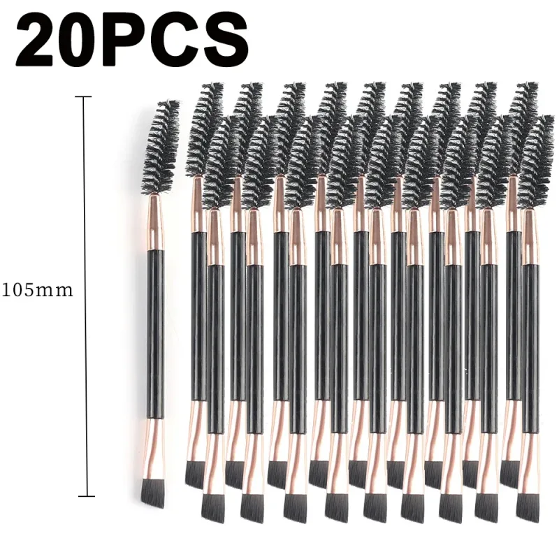 Double-headed Angled Eyebrow Brush Eyelash Comb Professional Makeup Brushes for Brow Eyelash Extension High Quality Eye Brushes