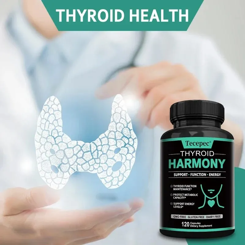 Thyroid Support Capsules - Supports thyroid health metabolic capacity supports energy levels