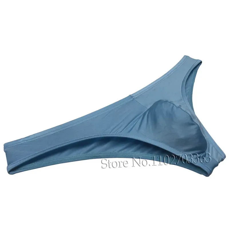 Cuecas de biquíni masculinas, cuecas triangulares, franzir as costas, micro cuecas elásticas brilhantes, verão, cintura baixa, praia, sexy, sedoso e suave — image 26