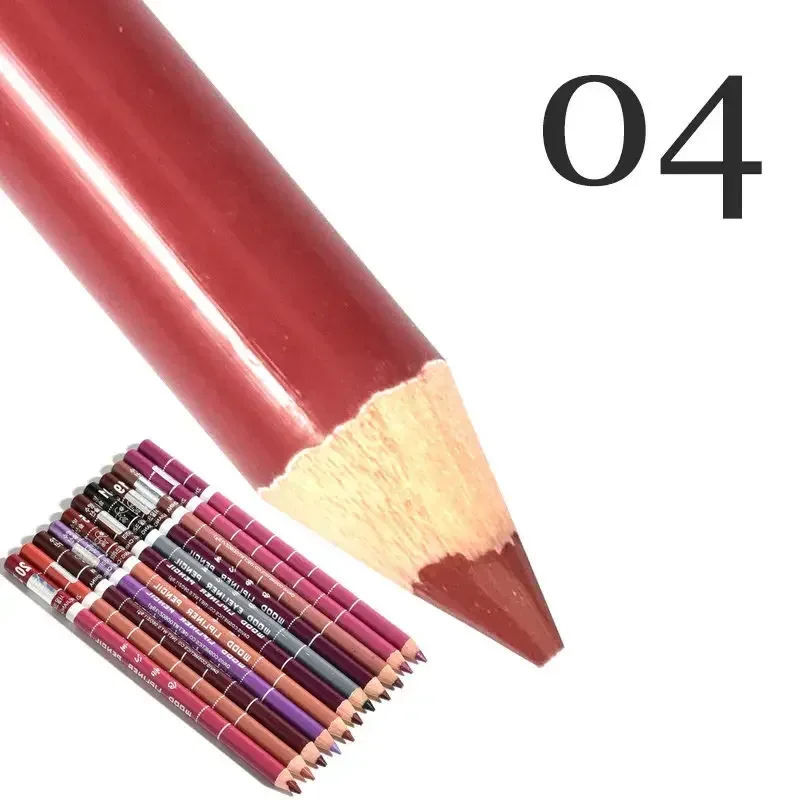 28Color Antifouling Lip Liner Professional Lipstick Pen Precise Waterproof Lip Outline Pencil Lip Makeup Lasting Eyeliner Creamy