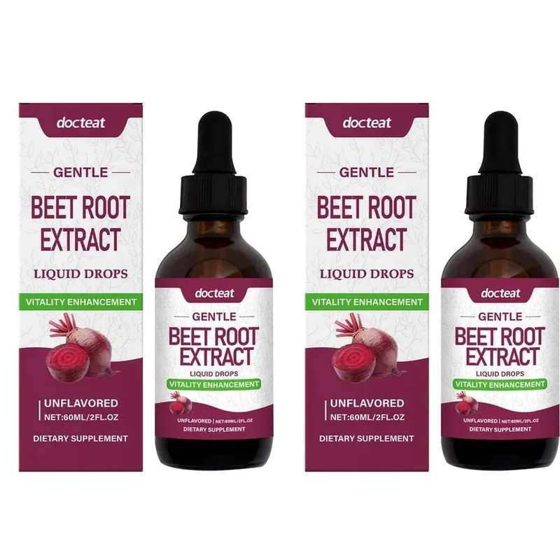 Docteat extrato de raiz de beterraba gotas líquidas sem sabor apoia a saúde cardiovascular apoia o desempenho da atividade física 60 ml