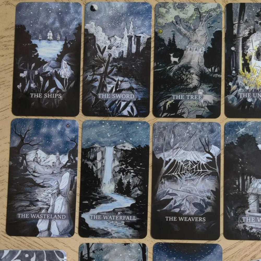 The Endless Oracle 9*6cm Um baralho Myriorama Oracle ilustrado à mão com 56 peças de cartas