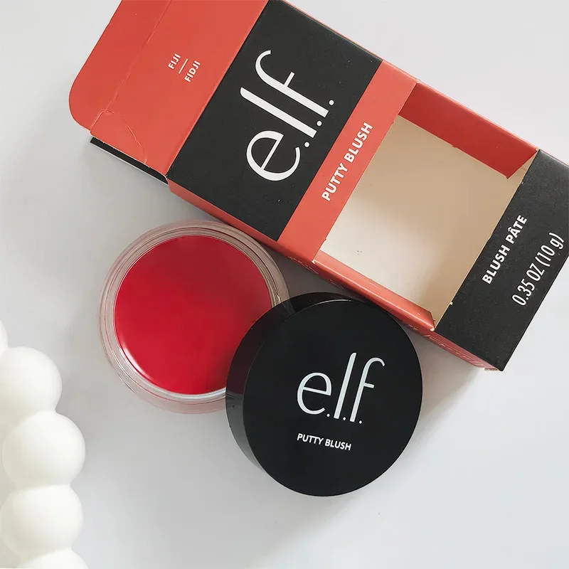 Promoção Especial Novo elf bubblegum-cereja manga-melancia hidratante duradouro brilho labial bálsamo labial e 8 cores creme blush cosméticos de marca