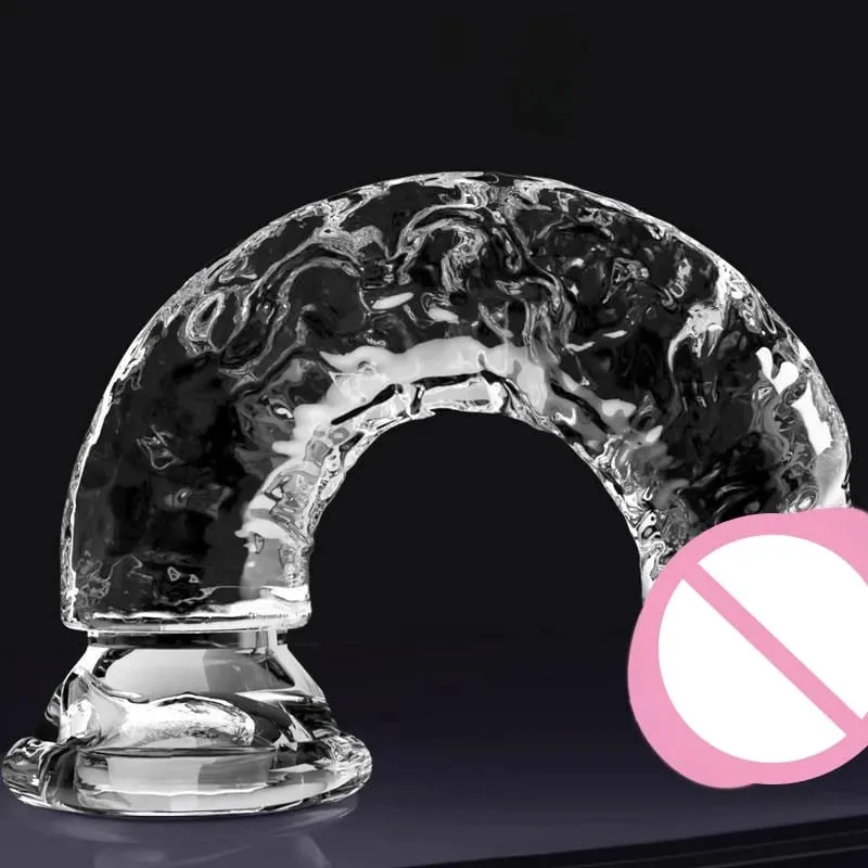 Realistic Dildo Jelly Penis Suction Cup Dildo Big Dick Female Masturbator Clitoral Stimulator Lesbian Sex Toys For Women 7 Sizes