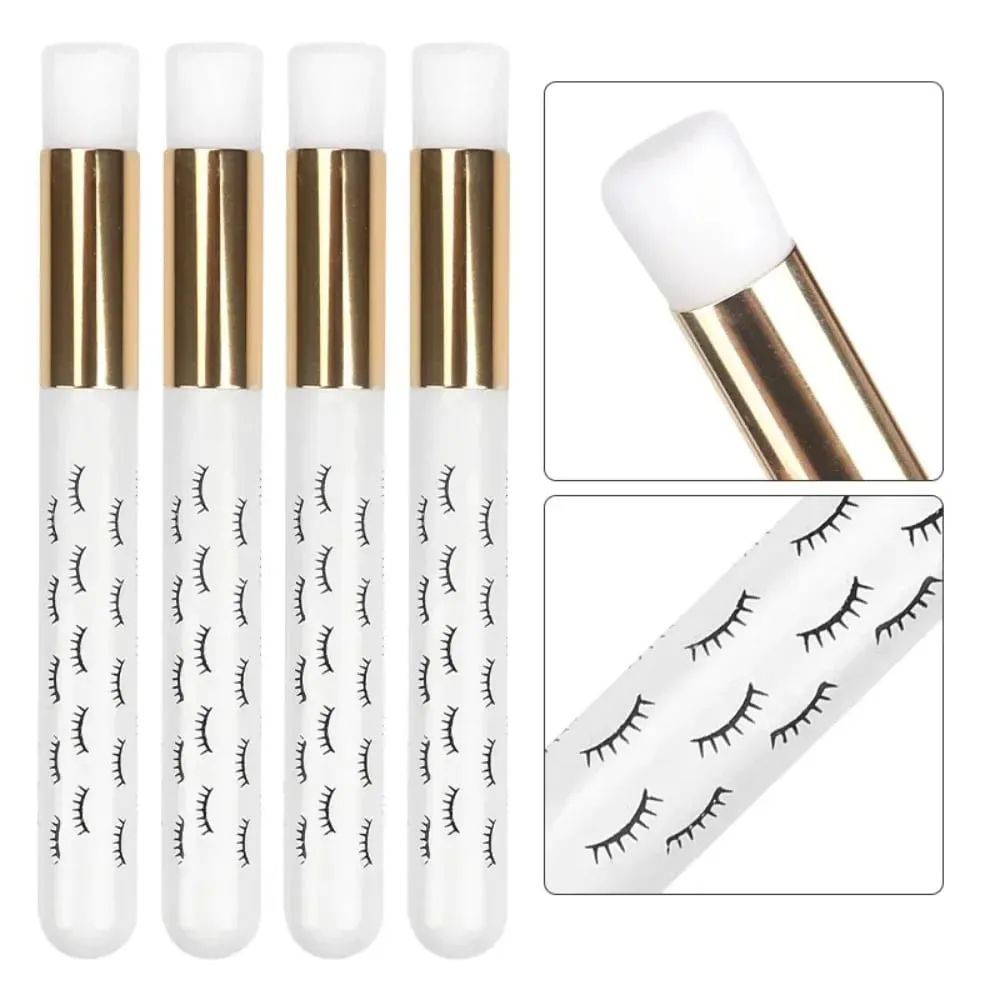 50 pçs profissional macio lash extensão shampoo escovas limpeza profunda cílios sobrancelha nariz casca cuidados salão de beleza suprimentos ferramentas