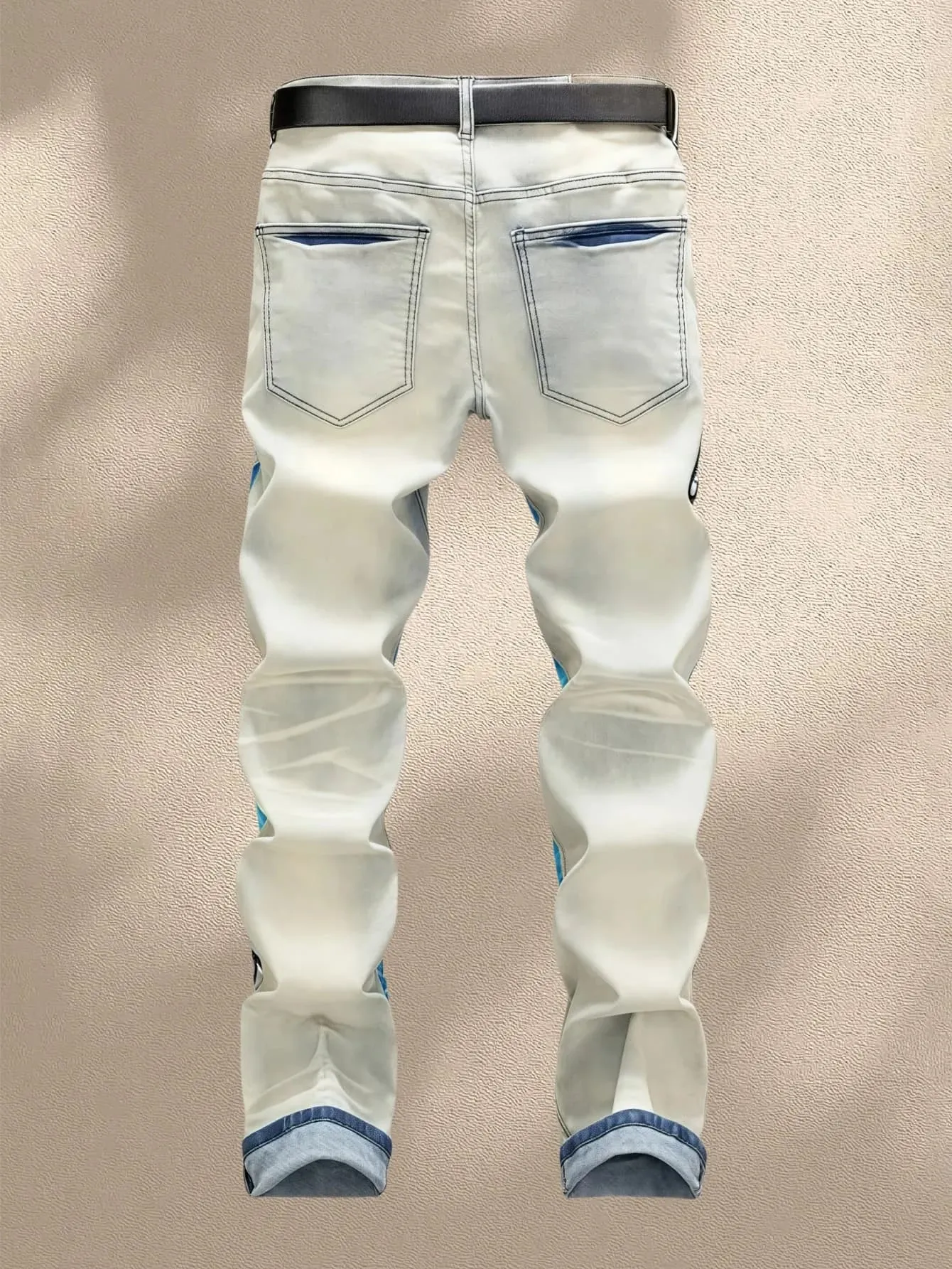 Y2K Men's Denim Jeans Trendy Print Expresses Personal Style Elastic and Breathable Fabric Best selling with Free Shipping