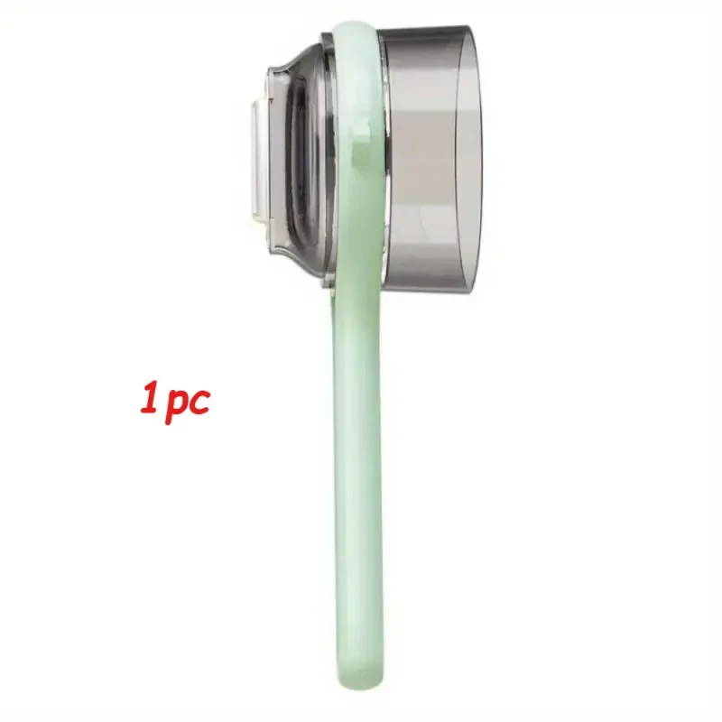 Descascador multifuncional de frutas e vegetais com armazenamento de casca, design suspenso sem respingos, fácil de limpar, removedor de olhos de batata, cozinha