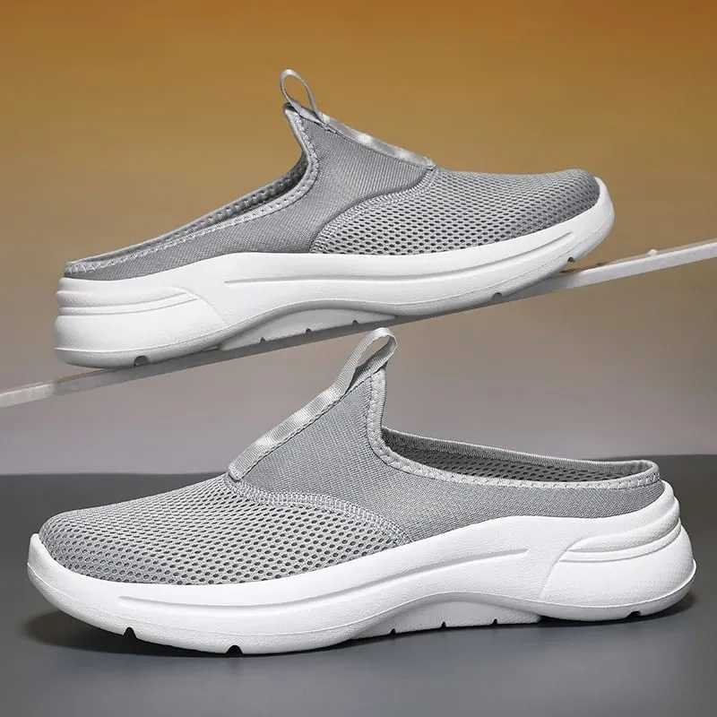 Novo verão tênis masculino leve macio confortável antiderrapante sapatos planos ao ar livre sapatos esportivos casuais tamanho grande 39-48