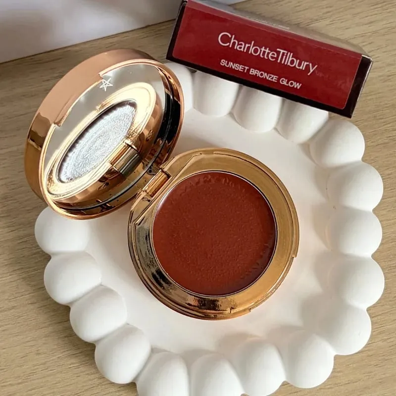 CT Lip Cheek Blush de uso duplo Creme de duas cores em pó à prova d'água Blush e destaques de duas cores Blush Cosméticos