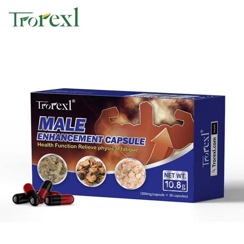 Extratos de ervas Epimedium suplementam cápsulas masculinas Max Performer Ginseng para resistência e resistência adultas mantêm a firmeza