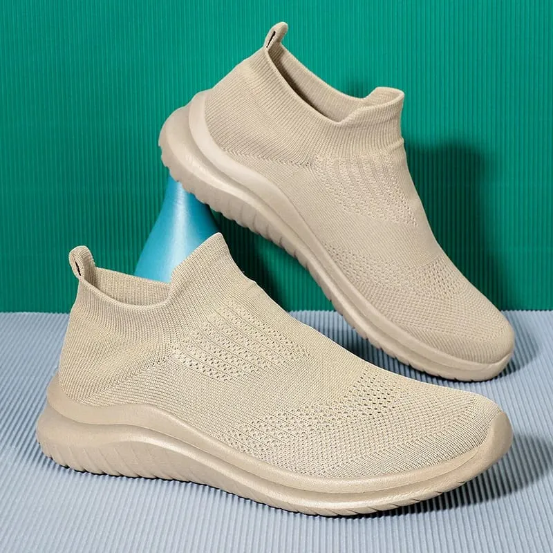 Men's Casual Sneakers Comfortable Socks Walking Shoes 2025 Spring New Comfortable Men's Casual Shoes Light Sneakers Men Shoes