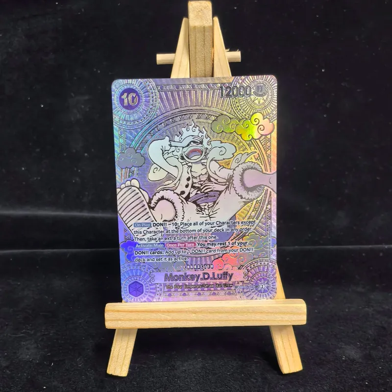 22 Pçs/set OP01-OP11 OPCG ONE PIECE Collection Card Roronoa Zoro Monkey D. Luffy Sabo Nami GOLD.ROGER DIY Versão em Inglês Presente
