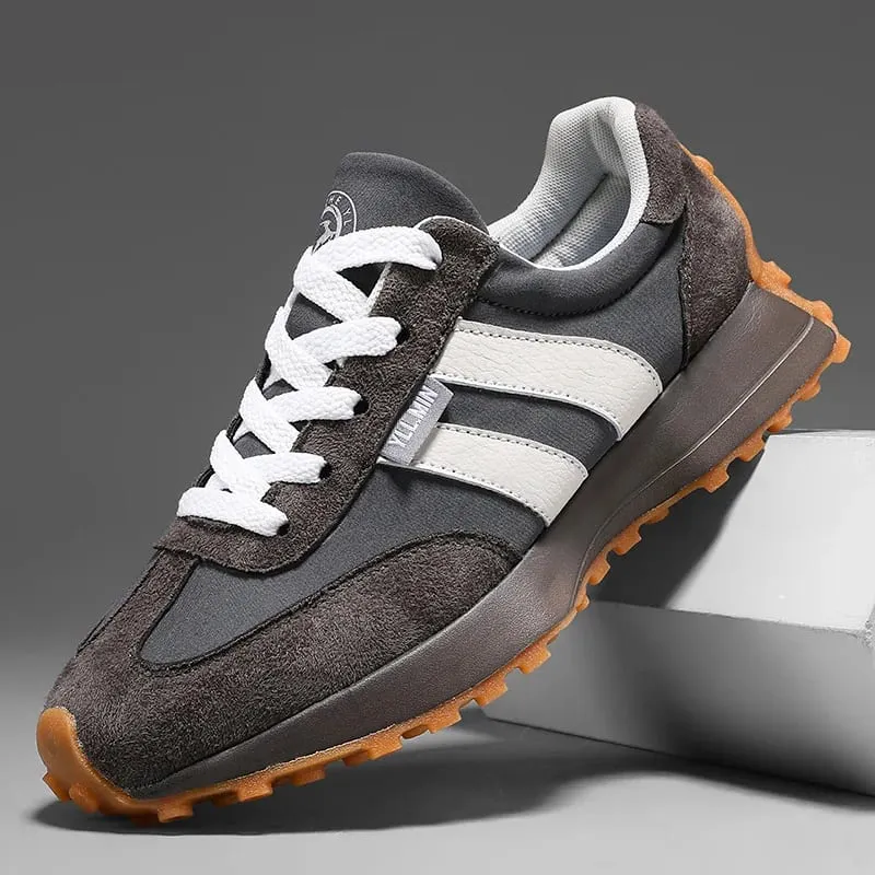 Large Size Men Casual Shoes Spring Autumn Breathable Comfortable Vintage Sneakers Fashion Lace Up Outdoor Non Slip Running Shoes — image 6