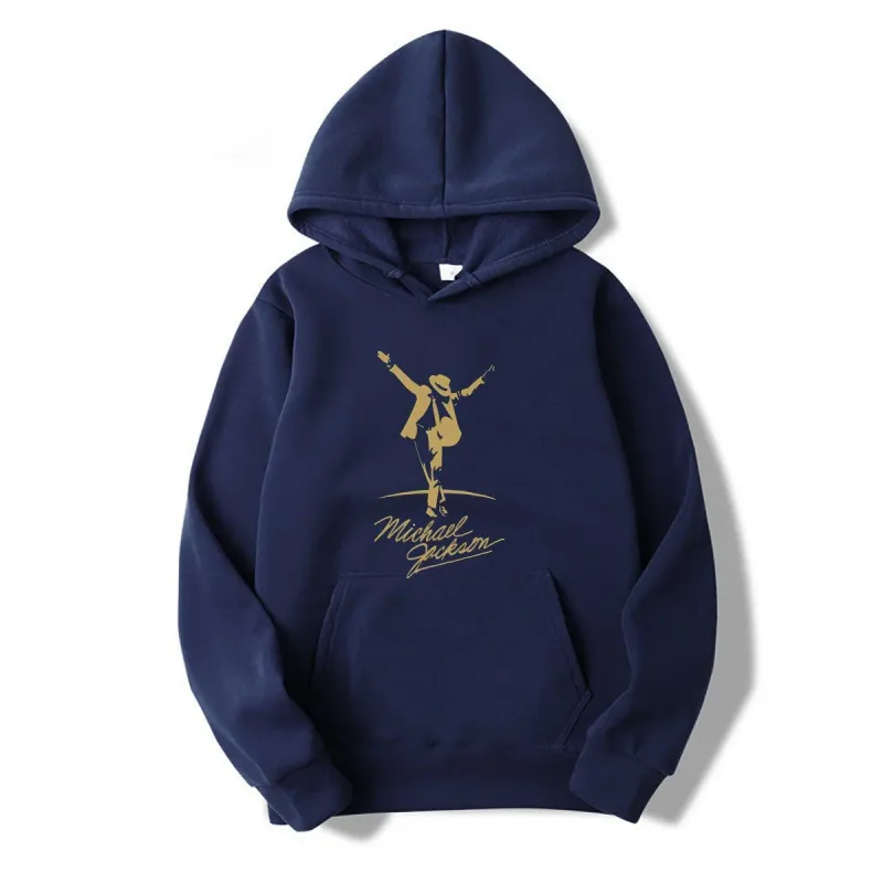 2026 Michael Jackson Gold Men Hoodies