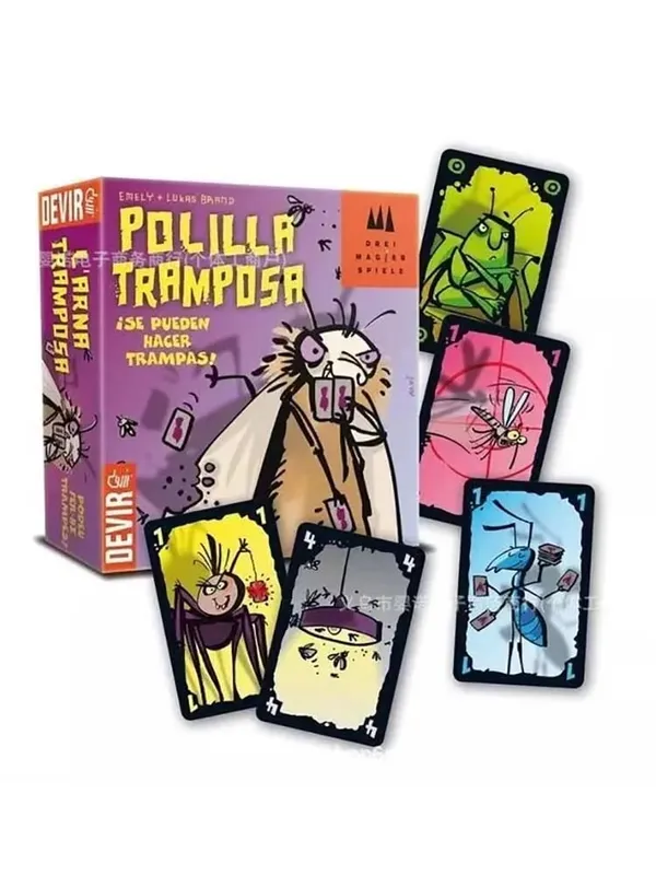 Mogel Motte Polilla Tramposa 卡牌遊戲 Devir-Game Cheating Moth/皇家小強 Cheating Moth