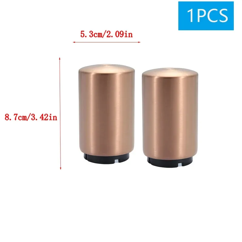 1/2 pçs abridor de garrafa de cerveja automático ímã abridor de cerveja aço inoxidável empurrar para baixo abridor de vinho refrigerante tampa acessório de cozinha — image 17