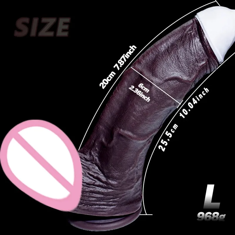 Novo realista macio duplo silicone grande vibrador masturbação vaginal ventosa pornô pau mulher brinquedo sexo anal 2 cores pênis 6 tamanhos