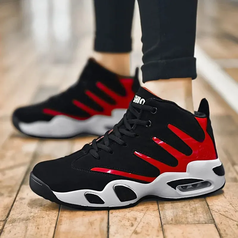 男士高筒運動鞋設計師多功能籃球鞋透氣男跑鞋時尚男鞋高品質