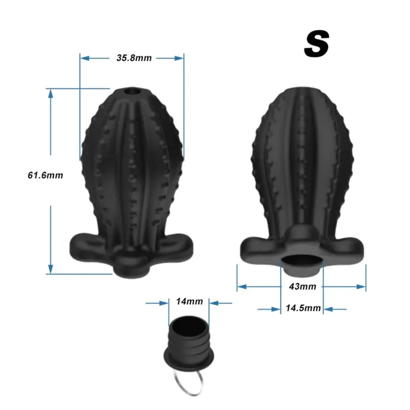 4 Sizes Silicone Butt Anal Plug Anus Tunnel Vaginal Anchor Shower Enema Dilatador Dildos Bdsm Toy Women Men Masturbator Sex Toys