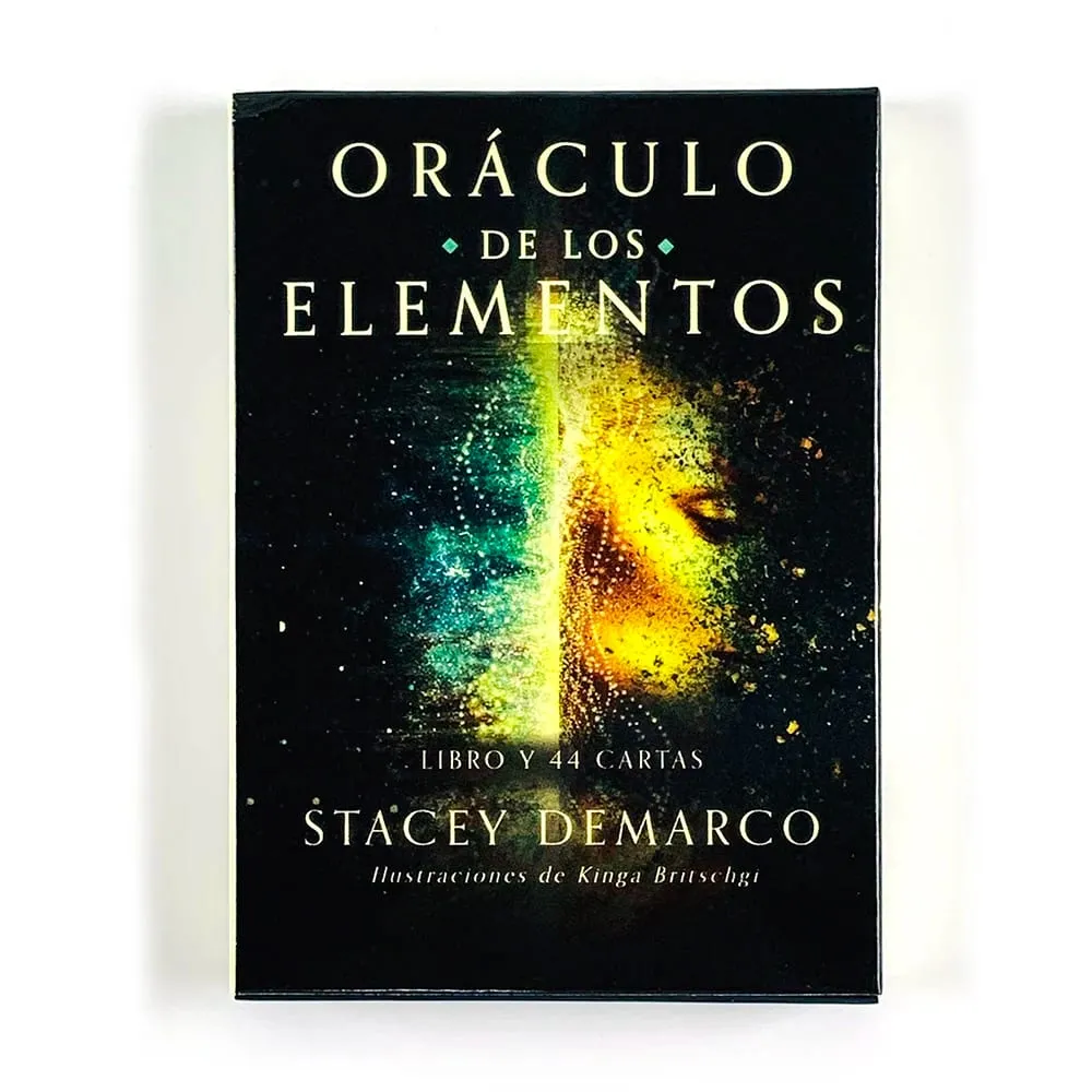 Oráculo de los elementos oráculo cartas baralho de 44 cartas, versão espanhola, orientação espiritual elementar, jogos de tabuleiro de adivinhação