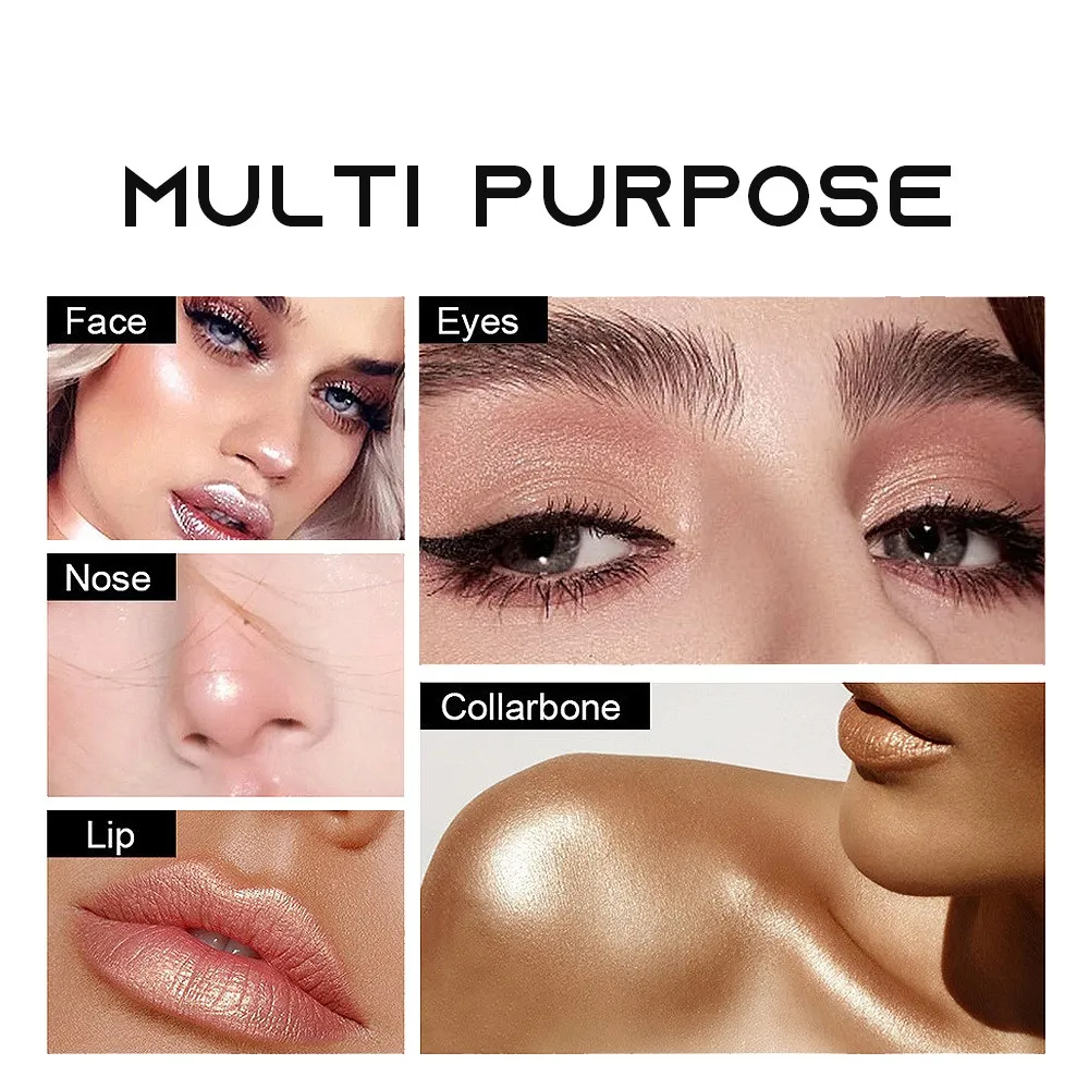 Double Color Eyeshadow Stick Glitter Highlight Shadow Stick Eye Makeup Waterproof Lasting Shimmer Metallic Eyeshadow Makeup — image 6