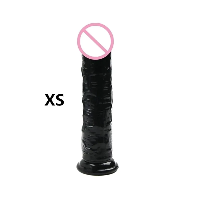 KWD Erotic Soft Jelly Dildo Anal Butt Plug Realistic Strong Suction Cup Adult Toys G-spot Orgasm Big Penis Sex Toys For Woman