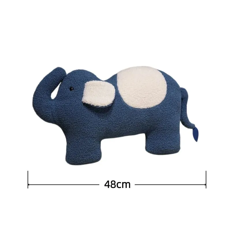 Oreiller en peluche série animaux, léopard, éléphant, pingouin, coussin en peluche, Kawaii, jouet de sommeil, décoration de maison, jouets, cadeaux d'anniversaire — image 9