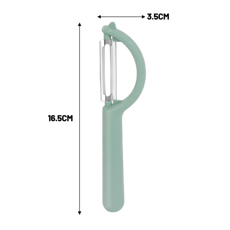 Descascador de aço inoxidável para remoção de casca de frutas batata vegetal avião descascadores manual rápido descascador vegetal cortador ferramenta cozinha — image 5