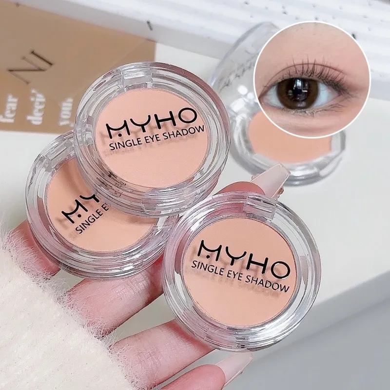 Tez fosca ilumina paleta de sombra de olho monocromático destaque sombra base primer cor pele nu maquiagem cosméticos diários