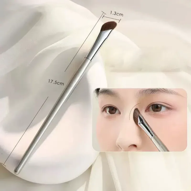 1 pçs nariz sombra escova ângulo contorno pincéis de maquiagem rosto bronzer nariz silhueta sombra cosméticos mistura compõem ferramenta