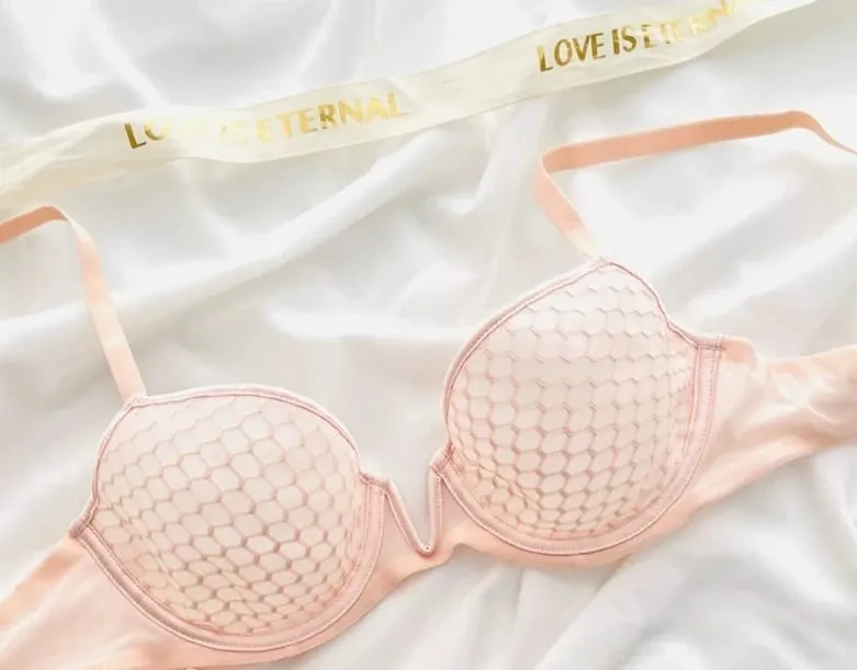 Sutiã minimizador de meia xícara para mulheres, verão, ultrafino, macio, push-up, francês, decote em v profundo, plus size, sutiã 34-44 B-C COP