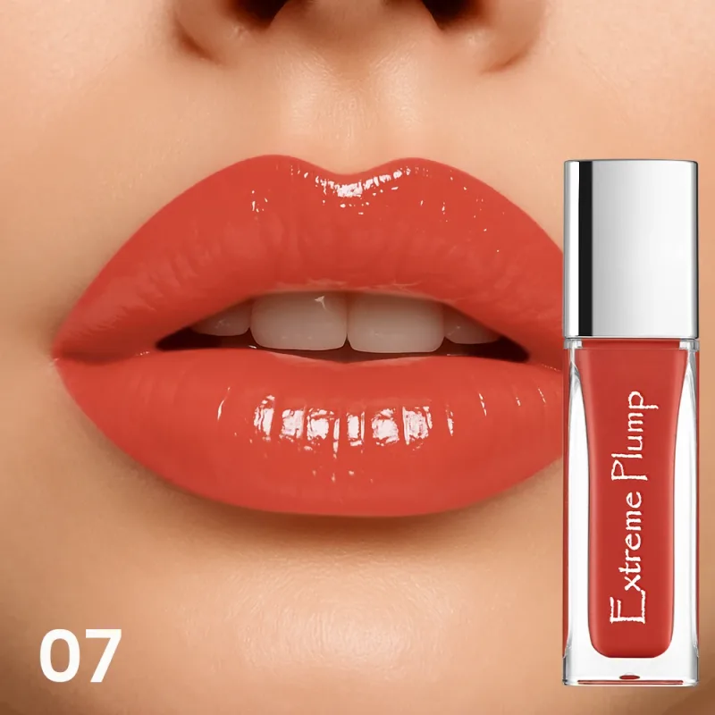 Brilho labial espelhado à prova d'água, longa duração, hidratante, maquiagem labial suave e brilhante para mulheres