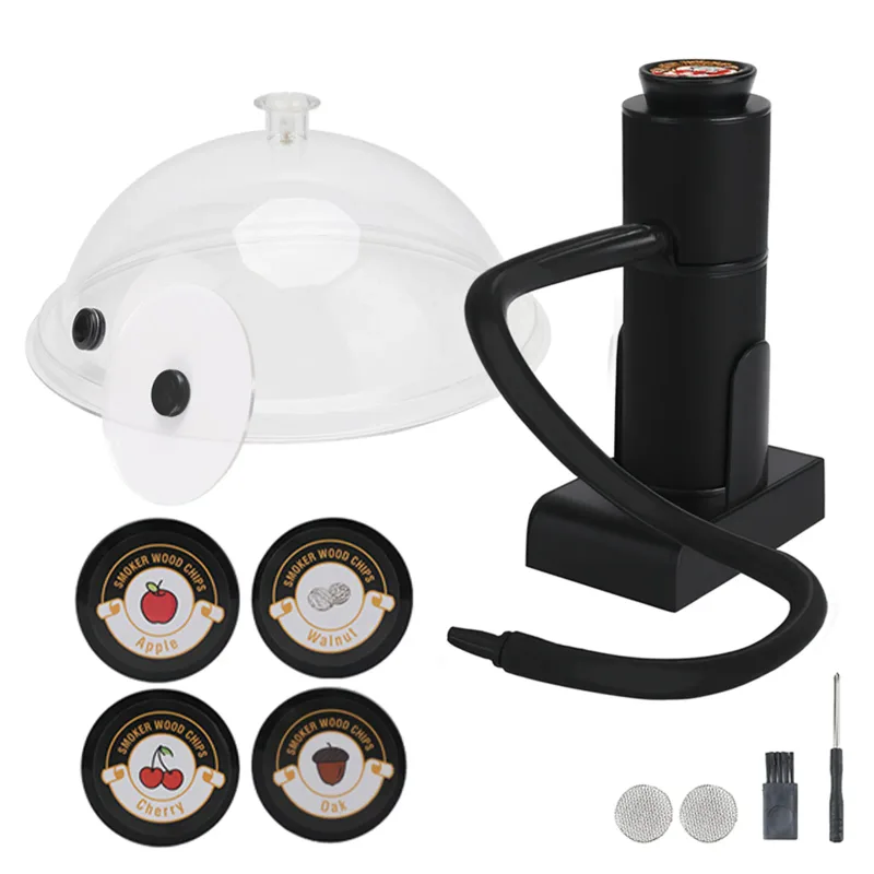 Arma de fumar infusor de fumaça portátil gerador de fumaça fria cozinha molecular alimentos carne fumante cozinhar ferramenta para churrasco grill