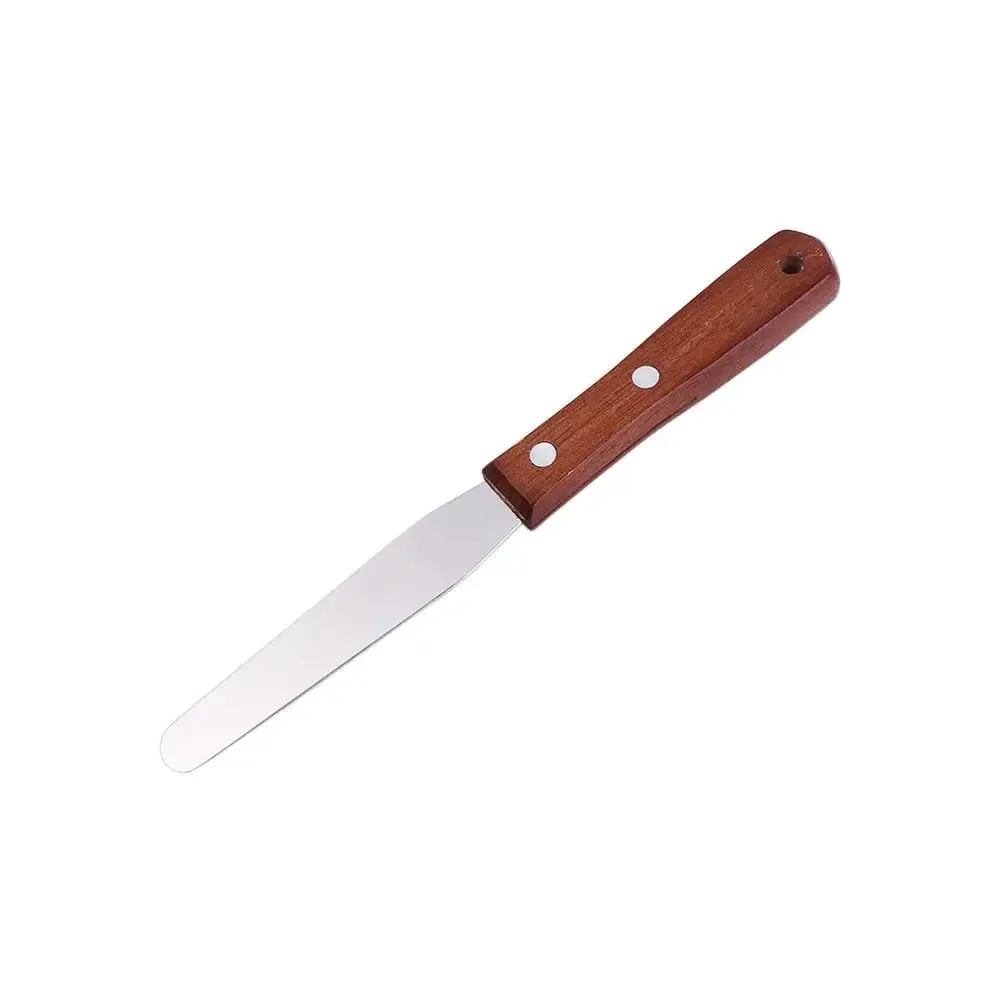 Utensílios de cozinha raspador de manteiga de aço inoxidável 8 tamanhos, espátula de confeiteiro para bolo, à prova de ferrugem, espalhador de geléia, pão