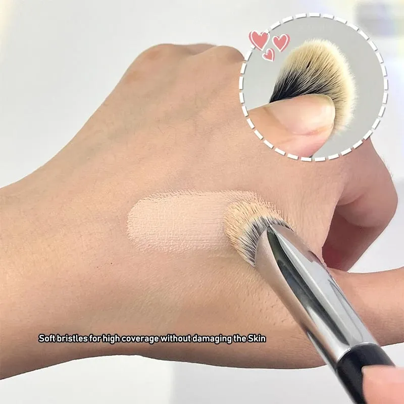 Triangle Beveled Concealer Brush Dark Eye Circles Acne Spots Concealer Cosmetic Brush Detail Highlighting Accents Makeup Brushes