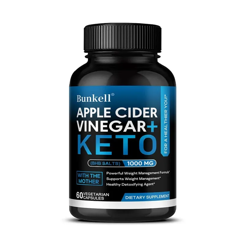 Keto 蘋果醋膠囊 1000 毫克支持代謝功能消化食慾管理和身體清潔 — image 10