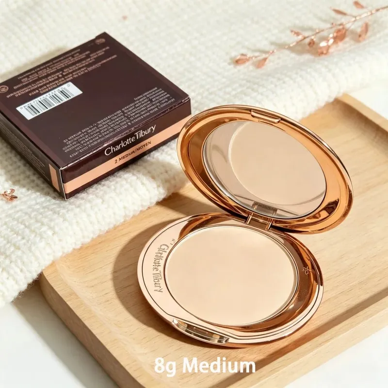 Charlotte Tilbury 霧面定妝粉餅 4 色粉底液好萊塢無瑕濾鏡 CT 化妝包禮品化妝品 — image 11
