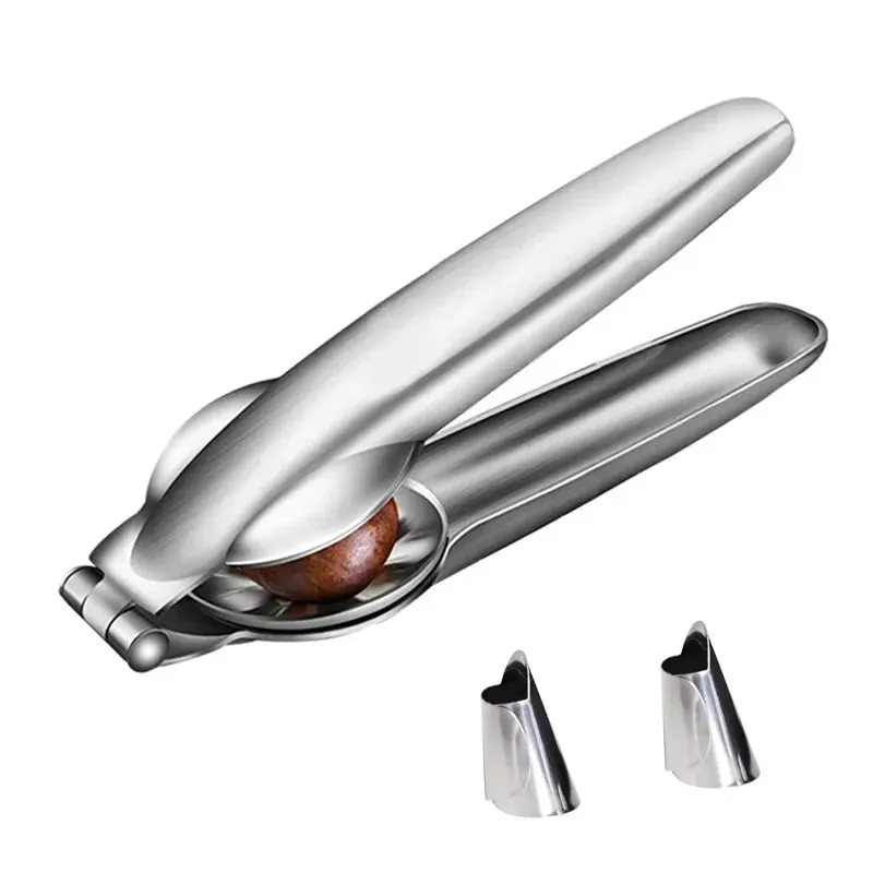 高品質不銹鋼二合一栗機廚房工具附乾開瓶器套和刀具功能
