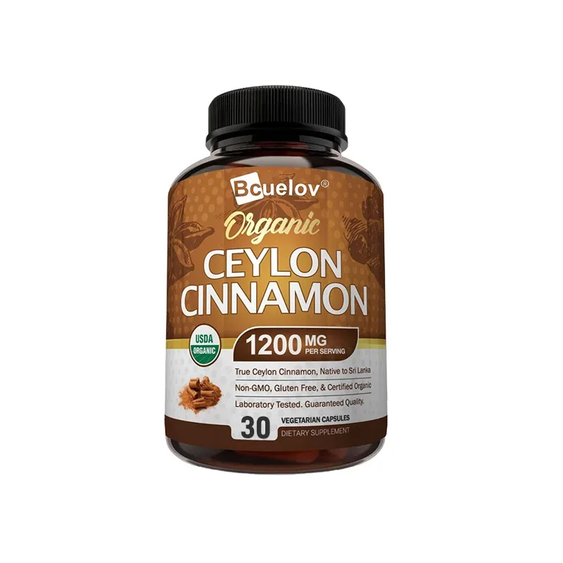 Ceylon Cinnamon 1200Mg Per Serving 120 Capsules - Healthy Blood Sugar Support Joint Support Antioxidant