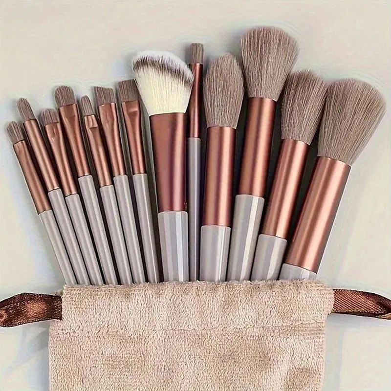 8/13PcsMakeup Brush Set Fluffy Professiona Cosmetic Foundation Powder Eyeshadow Kabuki Make Up Brush Beauty Tool Makeup.