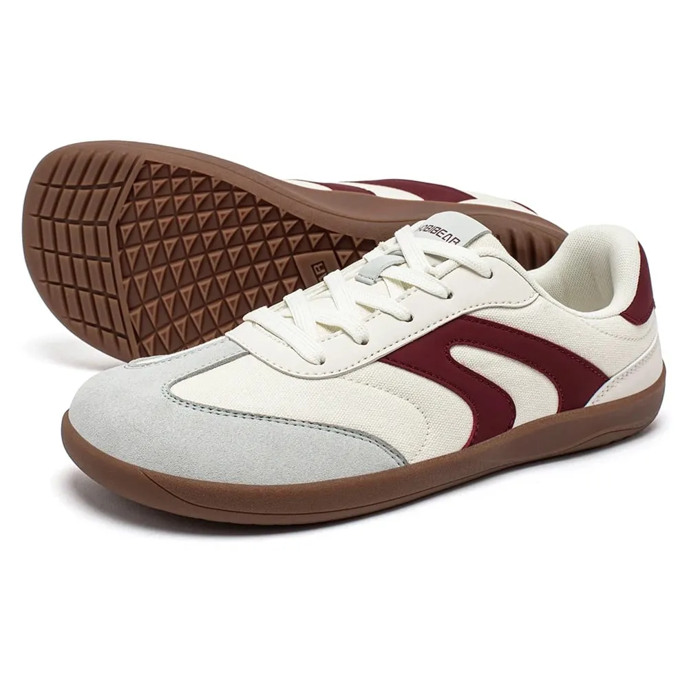 Tênis de dedo largo descalço unissex zero drop sapatos de lona minimalistas antiderrapantes com cadarço para caminhada