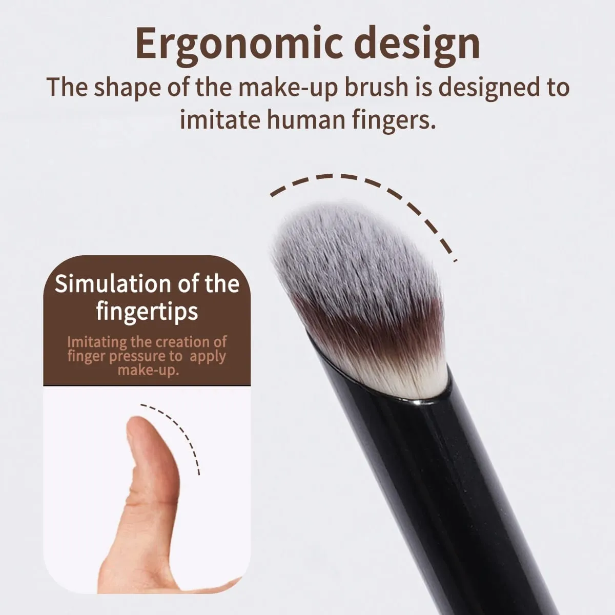 Makeup Brushes 8pcs Premium Synthetic Powder Foundation Contour Concealer Eye Shadow Blending Liner Makeup Brush Kit Tool
