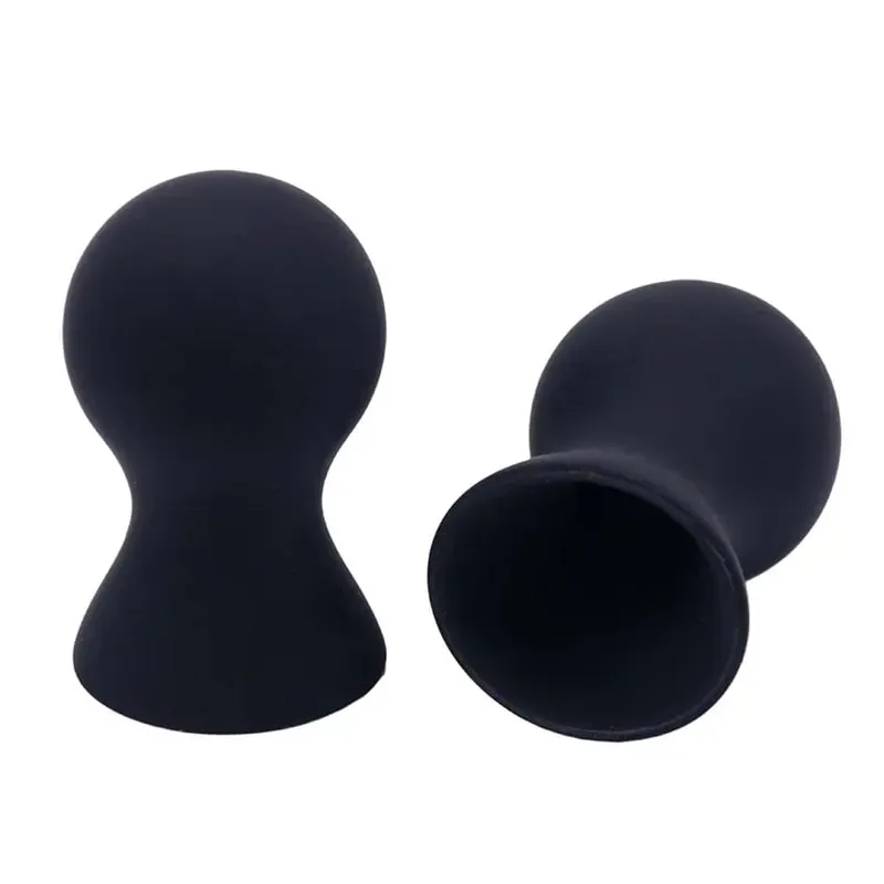 2 pçs silicone mamilo otário bomba ventosa massageador de mama clitóris estimulador brinquedos sexuais para casais mulher