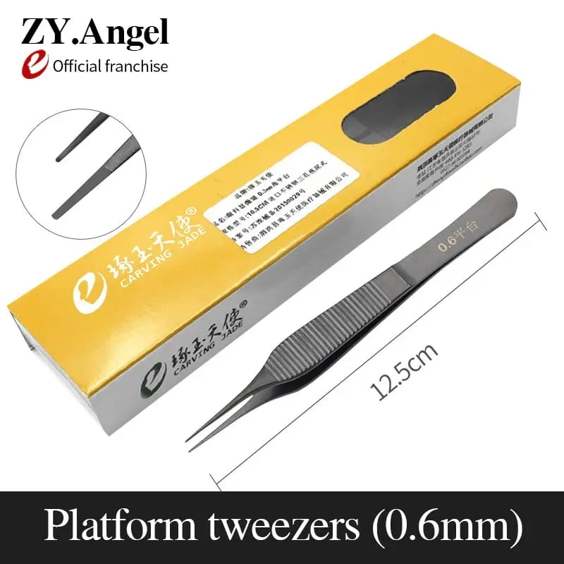 Edison Tweezers For Medical Plastic Surgery Double Eyelid Cosmetic Nose Surgery Big Belly Tweezers With Teeth And Hooks — image 11