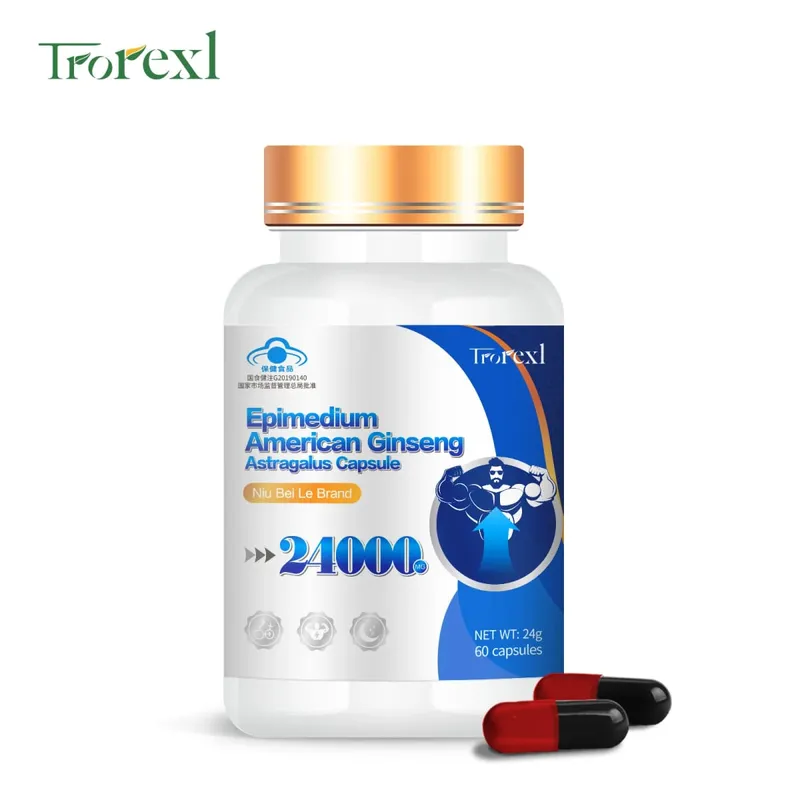 Energy Boost with Epimedium Extract & Ginseng - Promotes Strength & Confidence -Men's Daily Herbal Enhanging Supplement