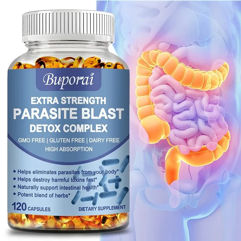 Complexo Parasite Blast Detox - Elimina Parasitas, Limpa os Intestinos e Melhora a Digestão — image 1