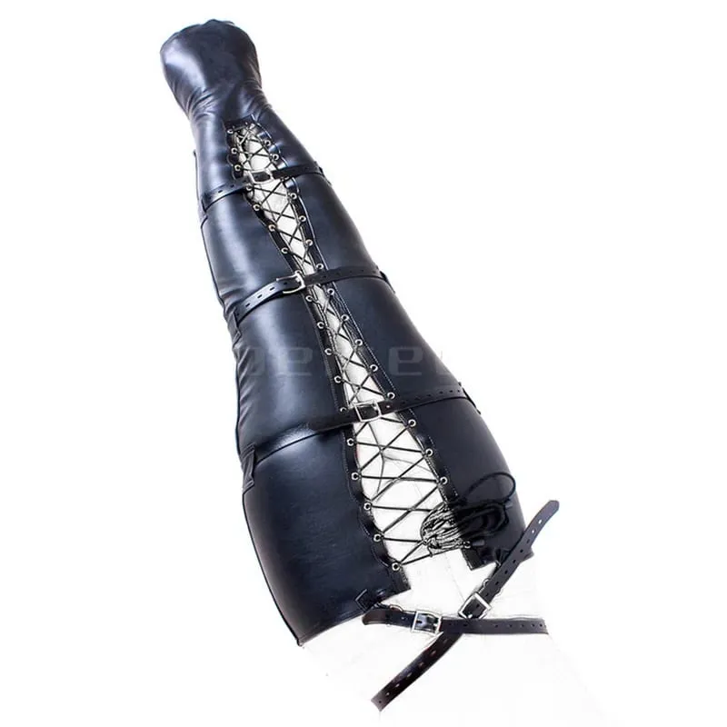 Sereia bondage saco de retenção cinto ligantes escravo bdsm encadernação estreito jaqueta grande estimulação sexual brinquedos sexuais para mulher 3 cores