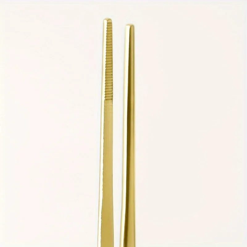 Pinça de cotovelo especial de cozinha molecular de titânio, pinça modeladora de prato frio, ferramentas de decoração de cozinha e restaurante